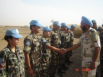 UNMIS Medal Parade